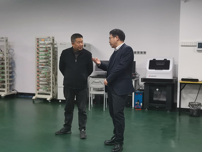 省科技厅钱国平厅长一行考察我所